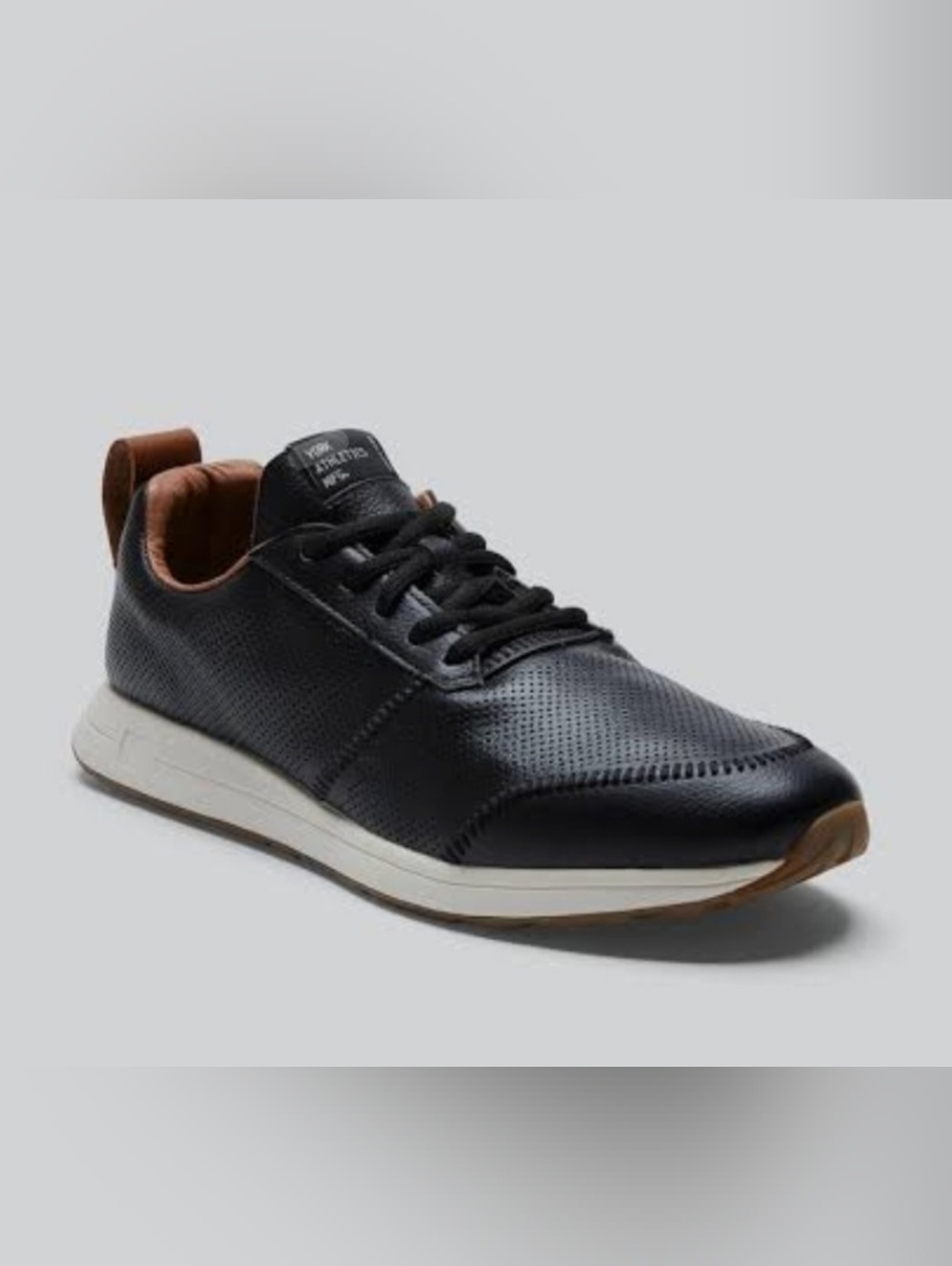 York Athletics" The Henry" Unisex Leather Sneakers. Men's 6.5 Women's 8
